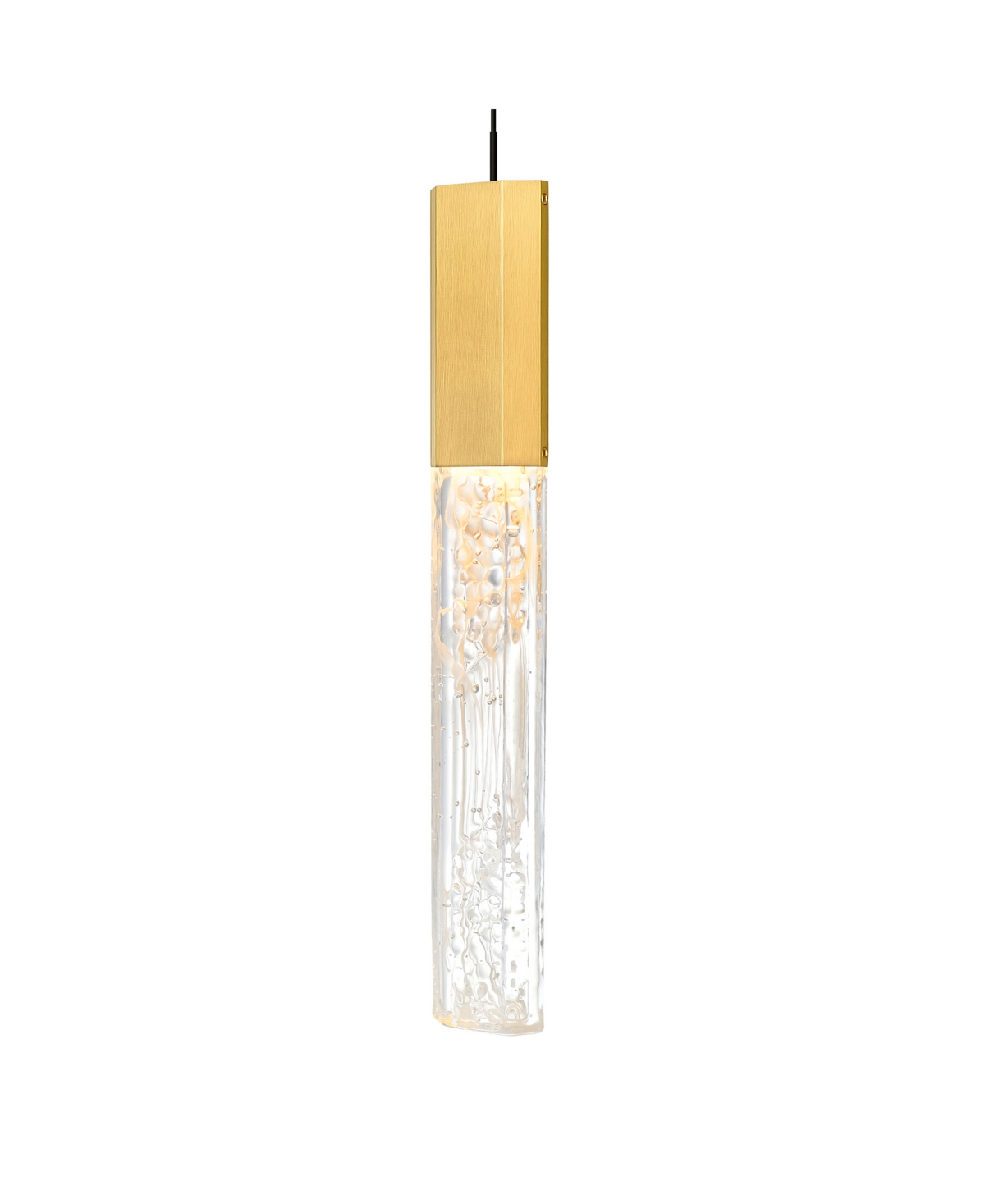 Shop Cwi Lighting 16" Metal Greta Integrated Led Chandelier In Brass