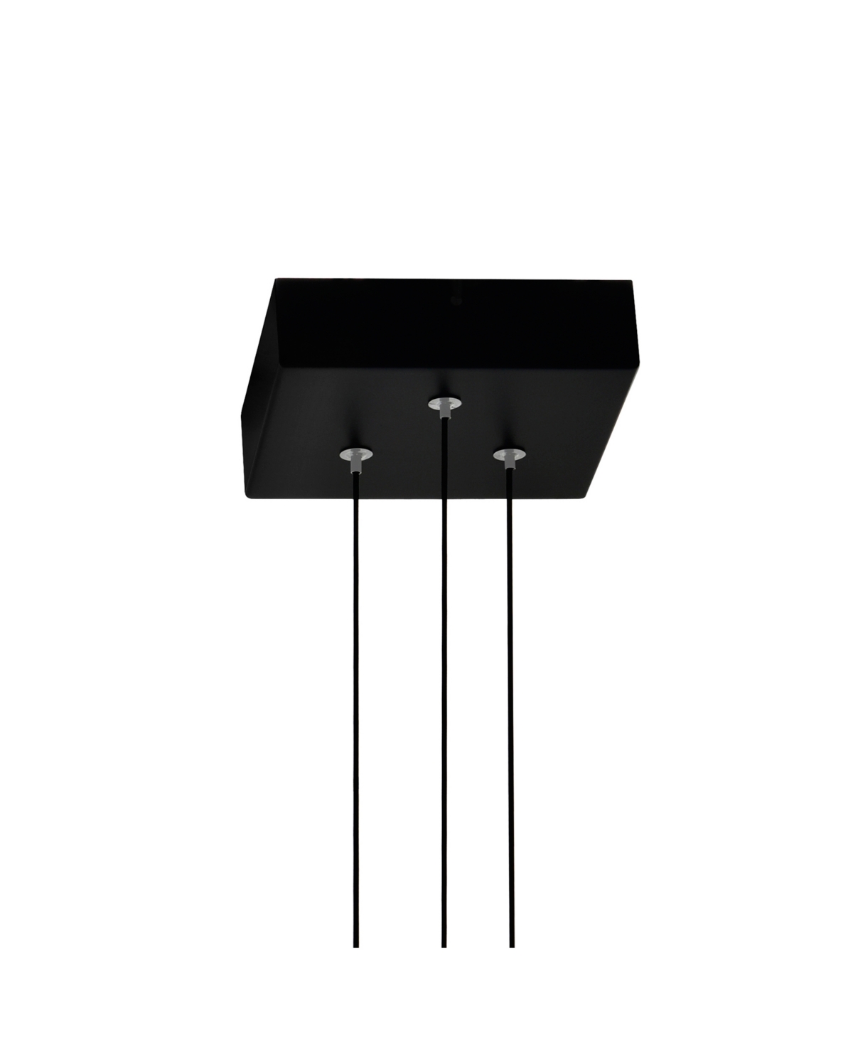 Cwi Lighting 24" Metal Stagger Integrated Led Mini Pendant In Black