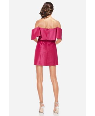 Women's The Blakely | Hot Pink Off-The-Shoulder Cocktail Dress