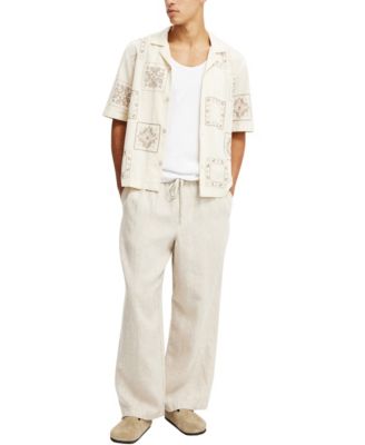 Men's Super Baggy Linen Pant
