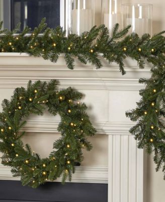 6' Pre-Lit Dakota Pine Artificial Christmas Garland