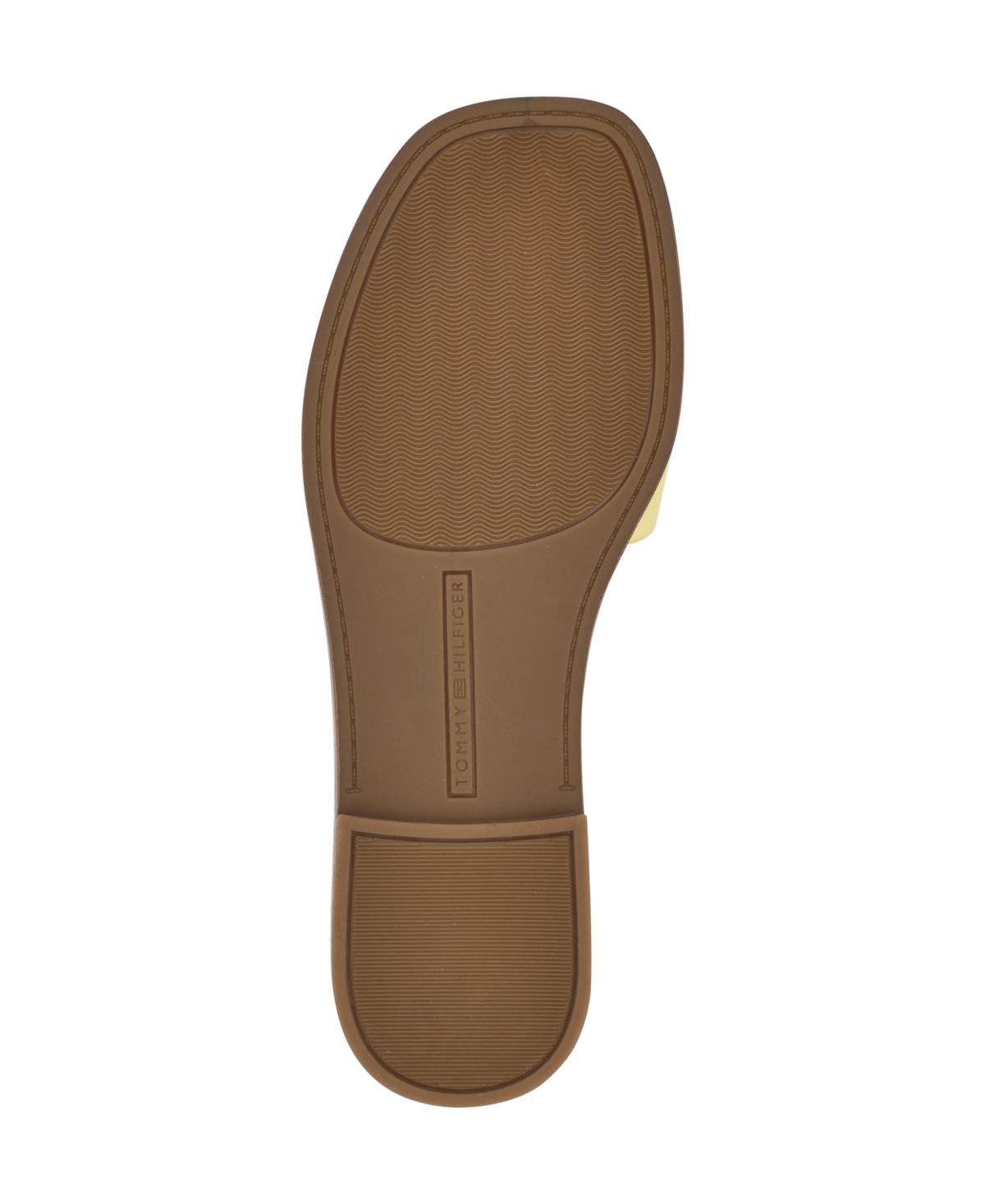 Tommy Hilfiger Women's Terenz Logo Strap Flat Slide Sandals In Yellow