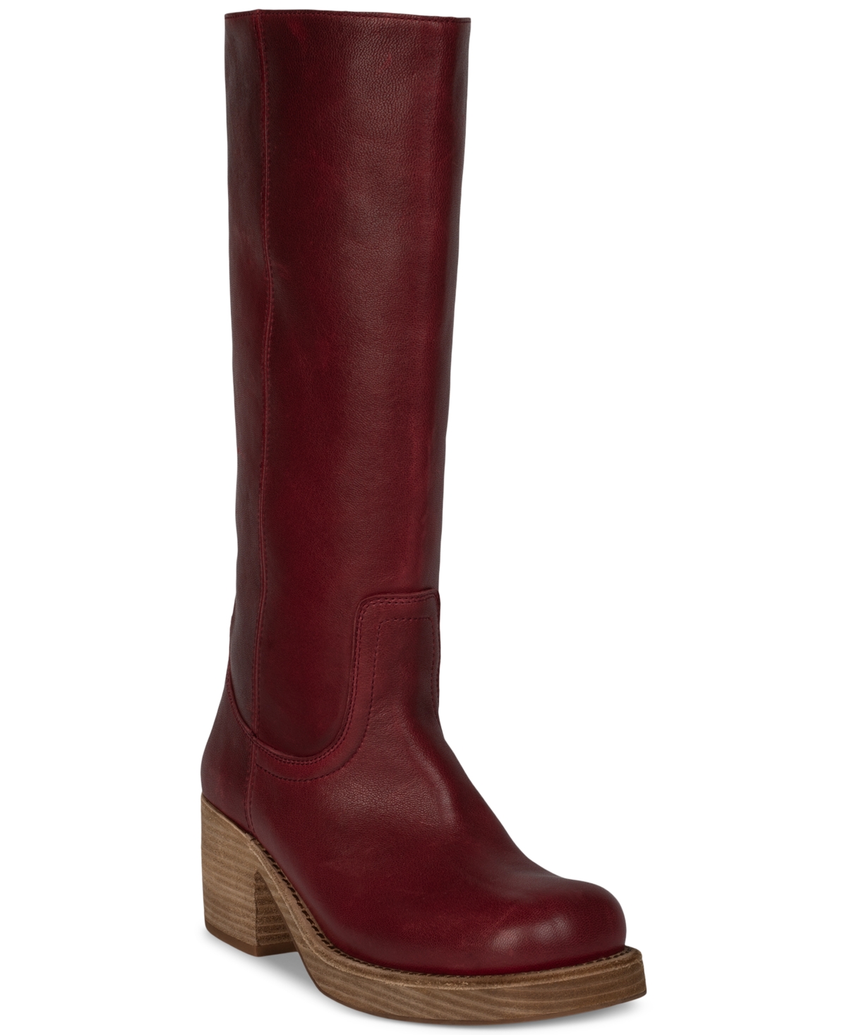 Jeffrey Campbell Reflect-tn Engineer Boots - Red