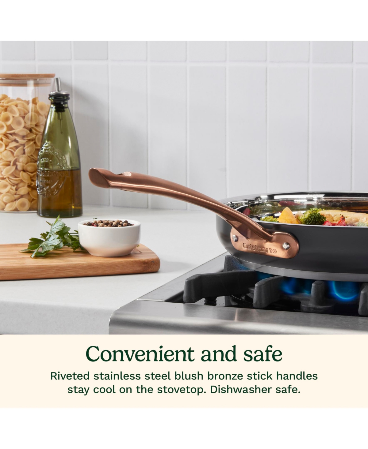 Cuisinart Matte Black Elegance 8" And 10" Skillet Set In Matte Black
