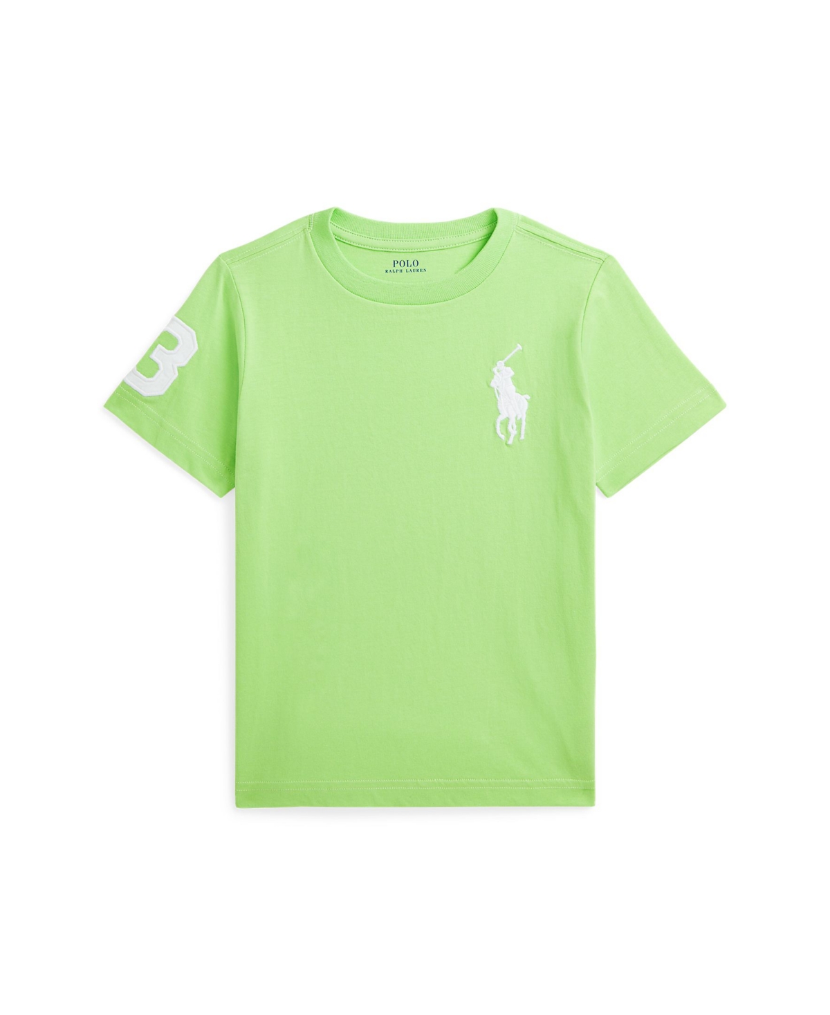 POLO RALPH LAUREN TODDLER AND LITTLE BOYS BIG PONY COTTON JERSEY T-SHIRT
