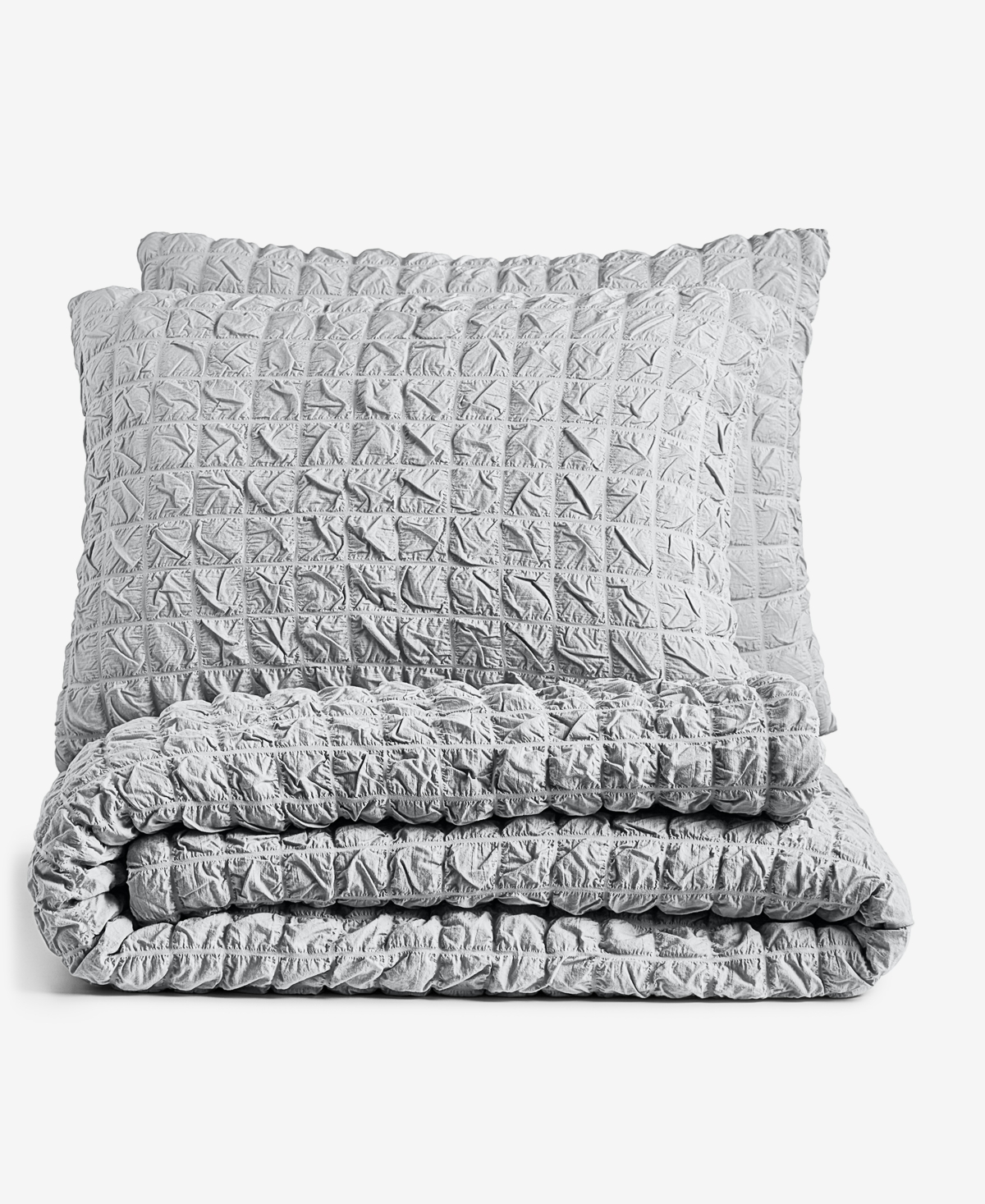 Arch Studio Seersucker 3-pc. Comforter Set, King, Exclusively At Macy's In Silver