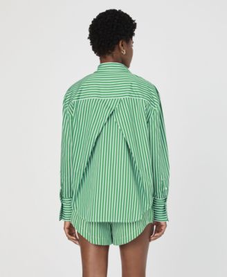 Женская хлопковая рубашка с угловой кокеткой Alexis от French Connection и хлопковые шорты на завязках Alexis