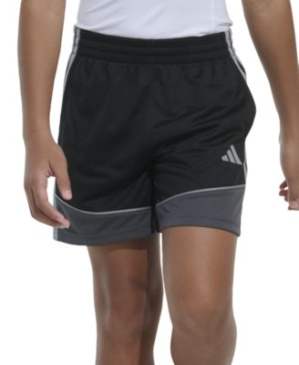 adidas - Big Boys Elastic-Waistband Colorblocked Shorts