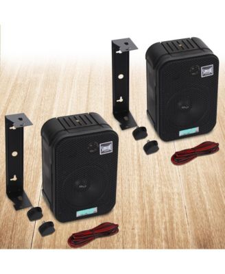 5.25" Indoor/Outdoor Waterproof Speakers - 400W Max Power, Bass Reflex Vent, Marine Grade Construction