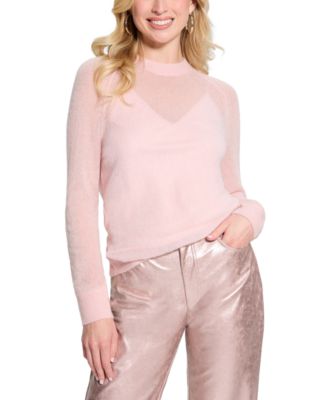 GUESS - Women's Izabella Semi-Sheer Sweater