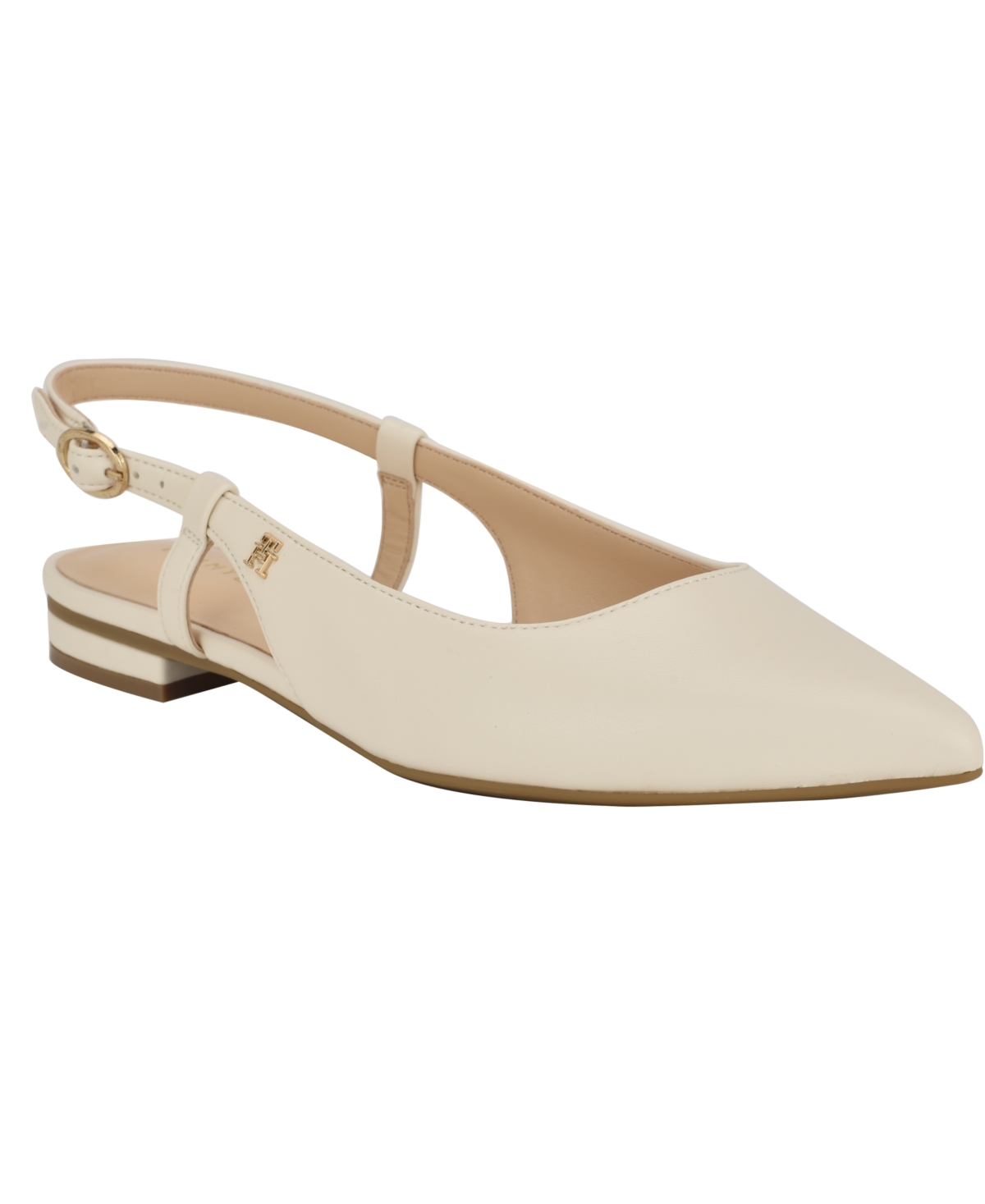 Tommy Hilfiger Women's Vamina Slingback Flats In Ivory