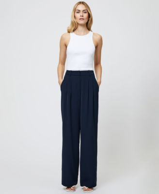 Women's Harrie Wide-Leg Suiting Pants