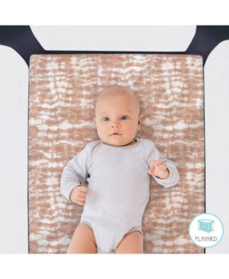 Pack n Play, Mini Crib, Portable Crib or Fitted Playard Sheets for Baby Girl, Boho Tie Dye, 3 Pack Set