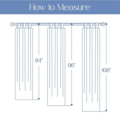 Garrett Textured Tie Knots Curtains Pair, 52"X84"