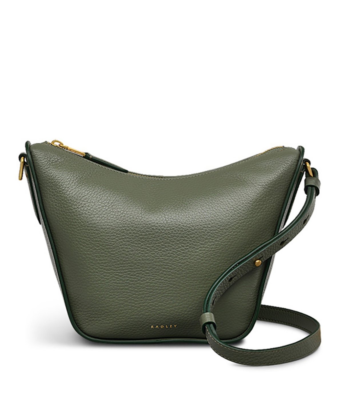 Radley London Oak Street Small Zip-top Crossbody In Dark Olive