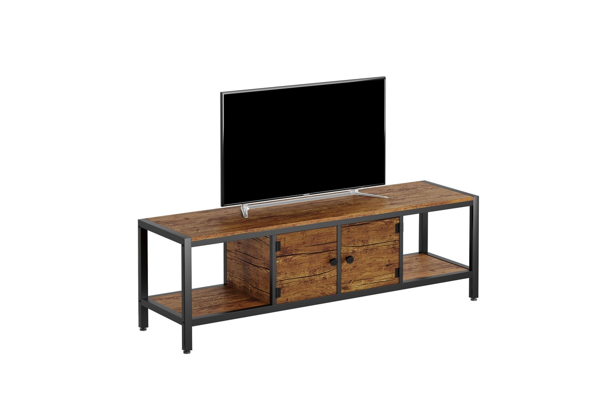 gaomon 58 Inch Tv Stand for Bedroom, Farmhouse Tv Cabinet with Storage, Tv Consoles up to 65 Inch Tv
