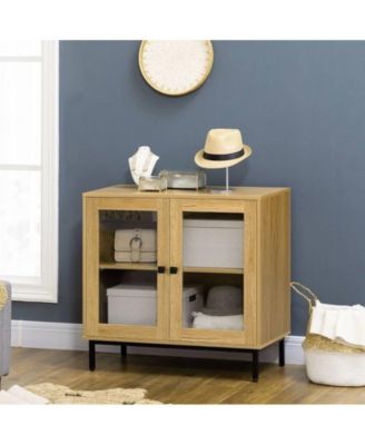 Modern Glass Door Sideboard Buffet Dining Storage Cabinet for Stylish Organization