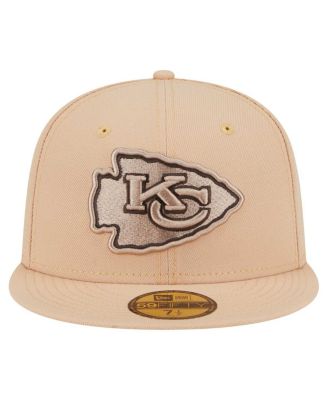 Men's Tan Kansas City Chiefs Candied Pecan 59FIFTY Fitted Hat
