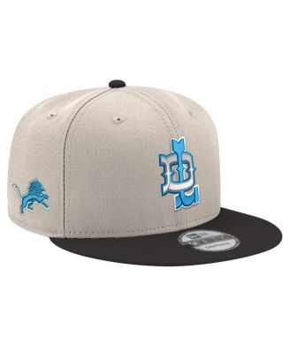 New Era - Men's Cream/blue Detroit Lions City Originals 9fifty Snapback Hat