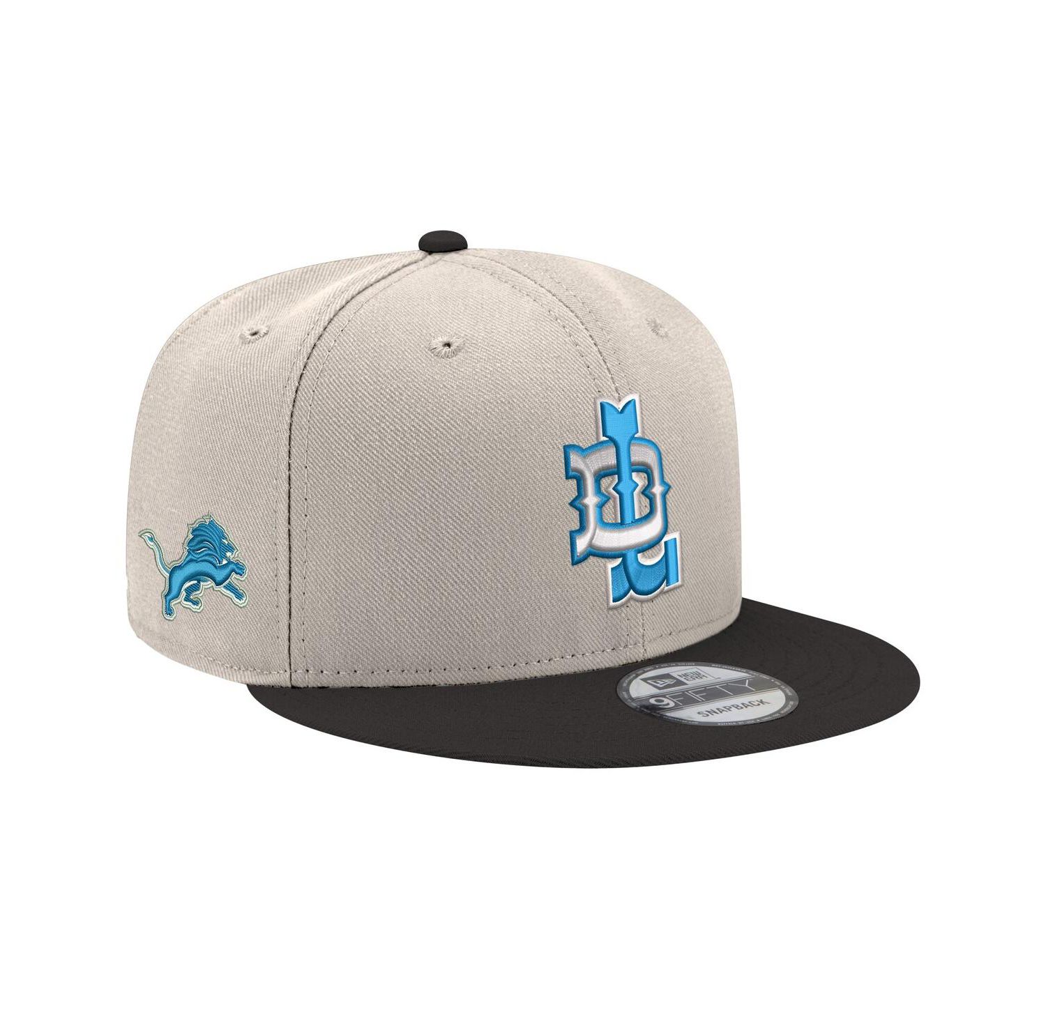 Men's Cream/blue Detroit Lions City Originals 9FIFTY Snapback Hat