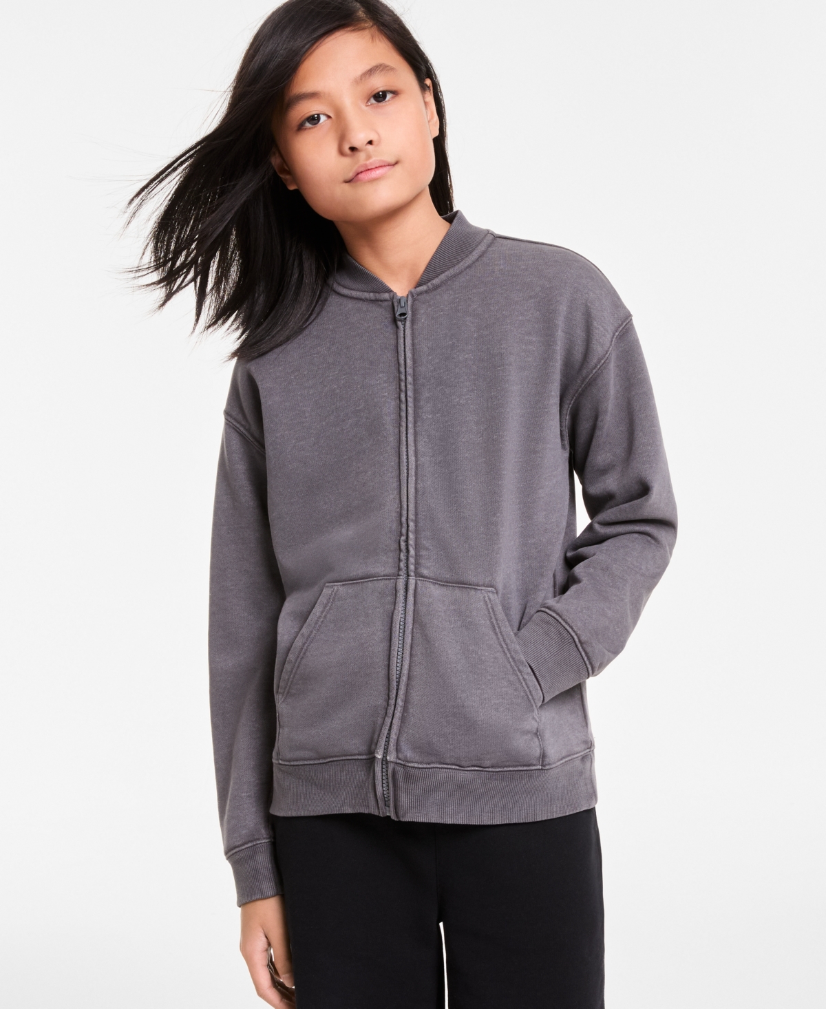 Macy's Epic Threads Little & Big Boys Washed Jacket, Exclusively At  In Grey Jewel