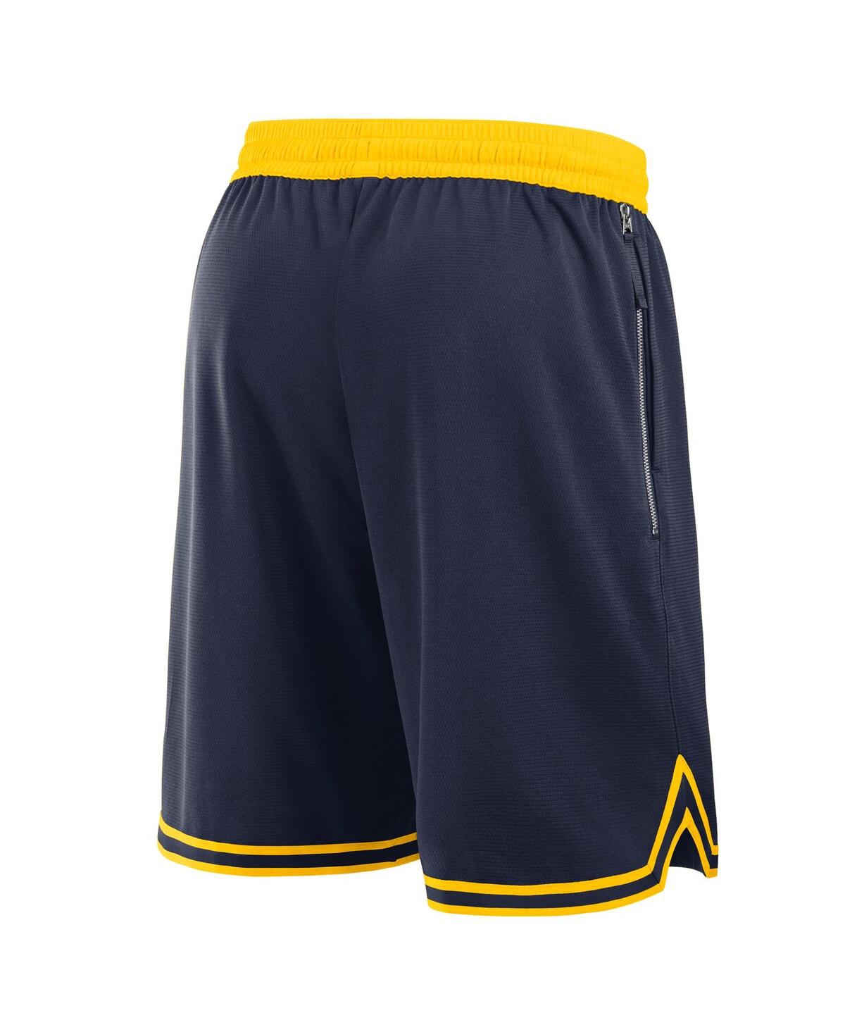 Nike Men's Navy Michigan Wolverines Performance Basketball Shorts In Navy