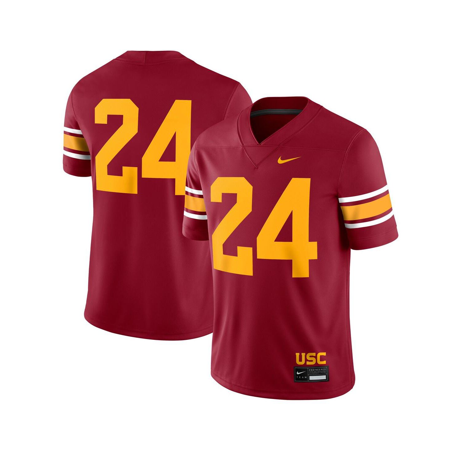Men's 24 Cardinal USC Trojans Alternate Game Jersey
