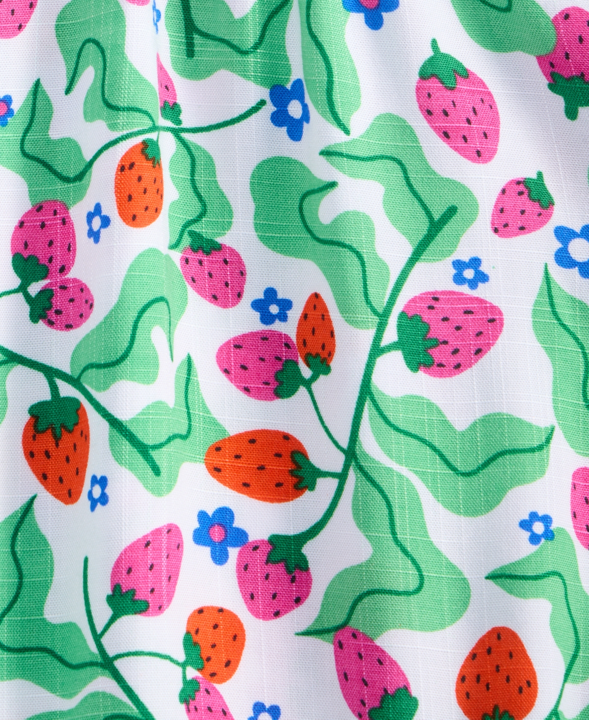 Epic Threads Kid Girl Berry-print Smocked Puff-sleeve Top, Exclusively At Macy's In Bright Whi