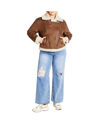 Plus Size Sherpa Hunter Jacket