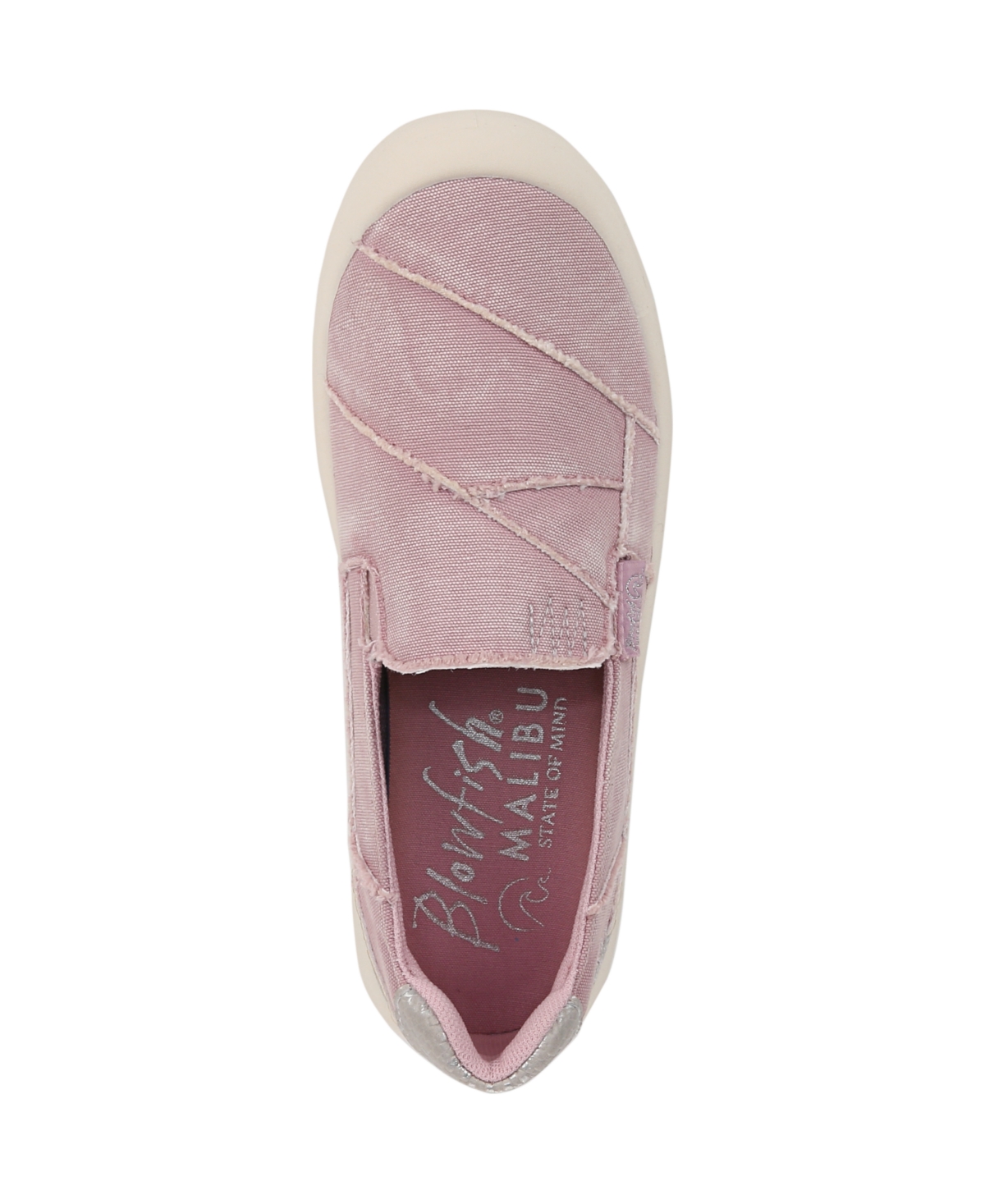 Shop Blowfish Malibu Women's Beachfront Round Toe Slip On Sneakers In Violet Washed Canvas