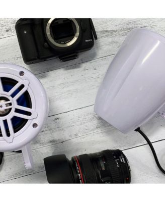 4   Waterproof Marine Box Speakers, 150W, 2-Way Off-Road System (White)