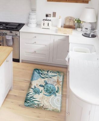 Bay Turtles Anti-Fatigue Kitchen Mat, 20" x 30"