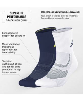 кроссовки adidas унисекс 2pk. Гольфы Superlite Performance Quarter