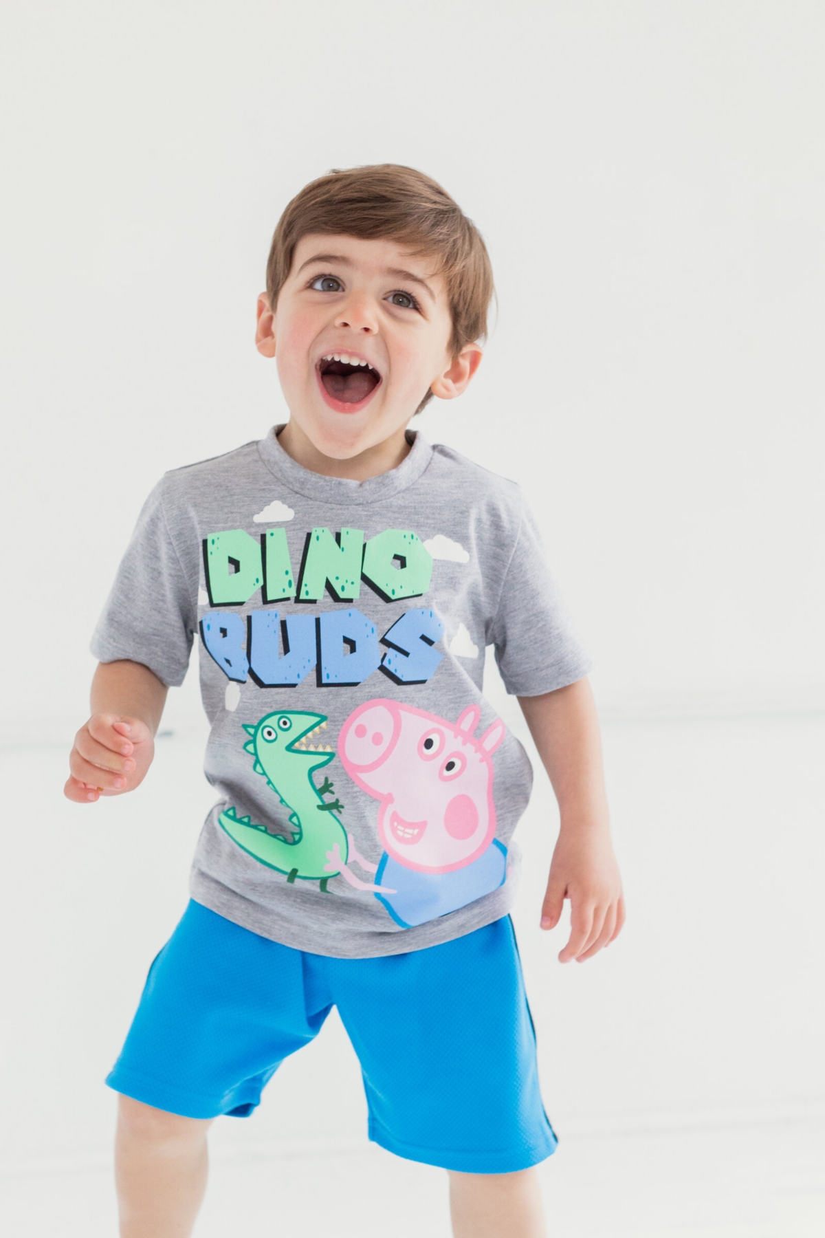 Peppa Pig Boys T-Shirt and Mesh Shorts Outfit Set