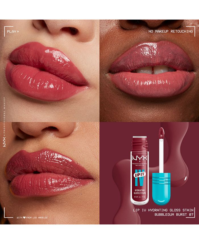 NYX Professional Makeup Lip IV Hydrating Gloss Stain - Red