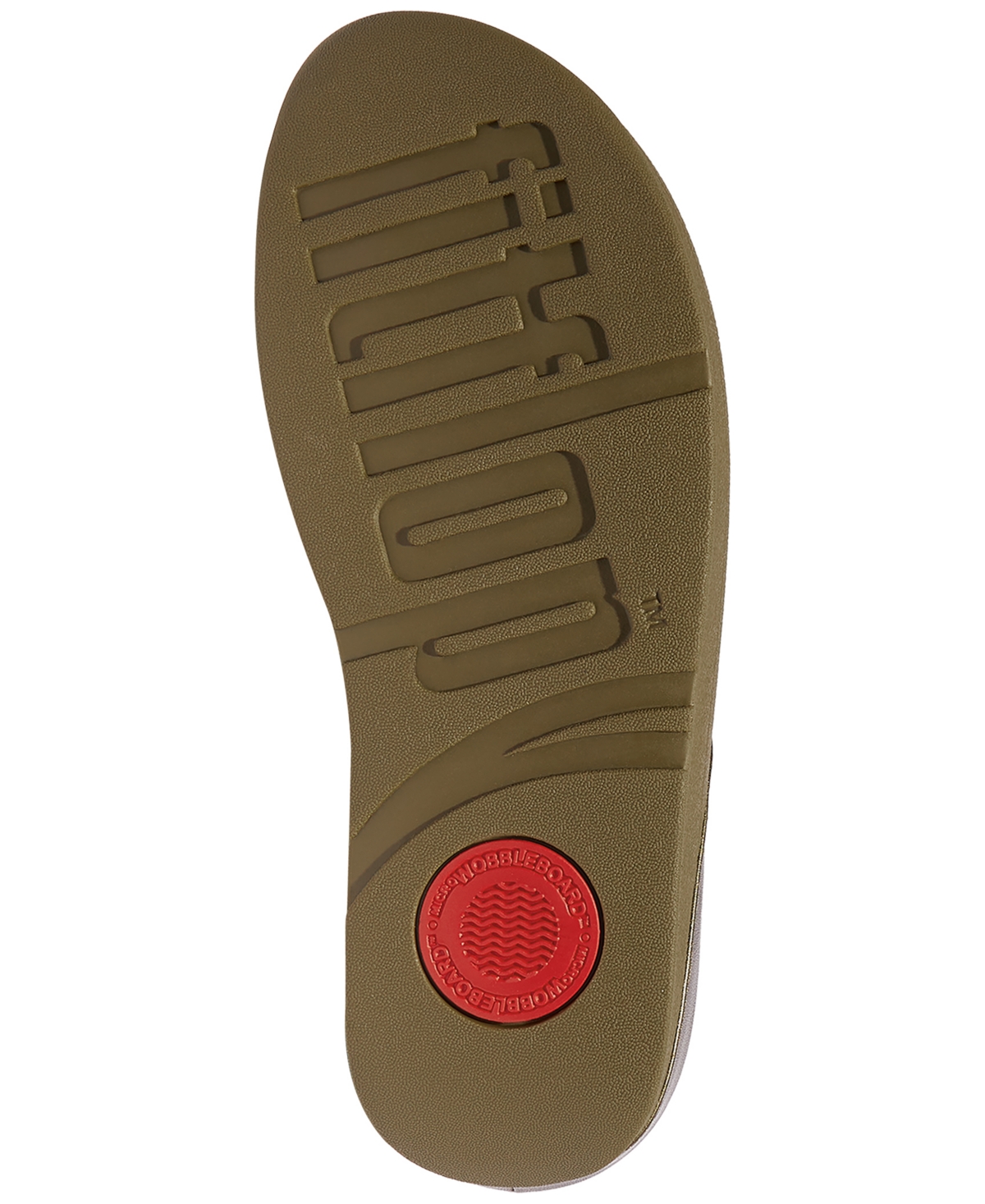 Fitflop Women's Halo Bead-circle Metallic Toe-post Sandals In Metallic Camo Green