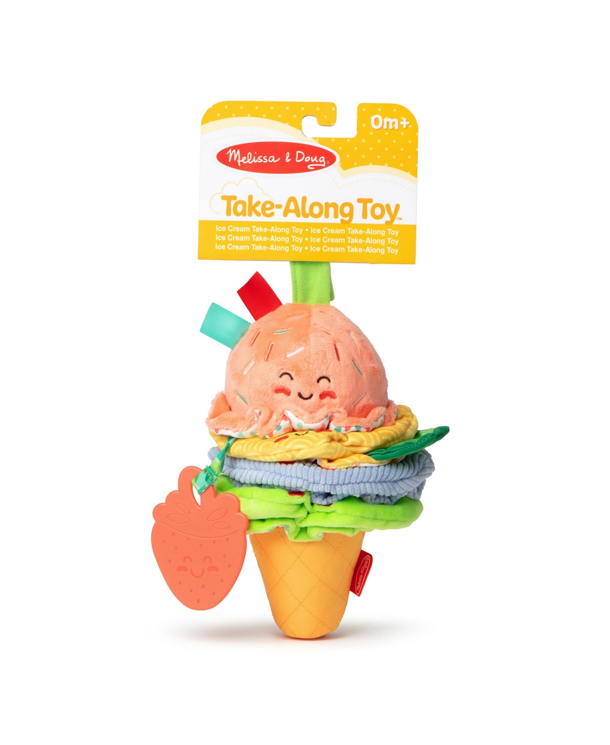 Melissa & Doug Ice Cream Take-along Pull Toy In Multicolor