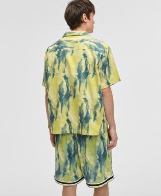 Мужская рубашка свободного покроя с принтом на пуговицах Mode of One эксклюзивно представленная в Macys 9890₽