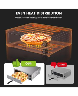 WeChef Countertop Pizza Oven Electric Pizza Maker 1700W for 16" Pizza Commercial