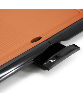 18.89 Inch Electric Grill/Griddle with Copper Coating