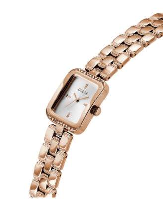 Women's Analog Rose Gold Tone Steel Watch, 22mm