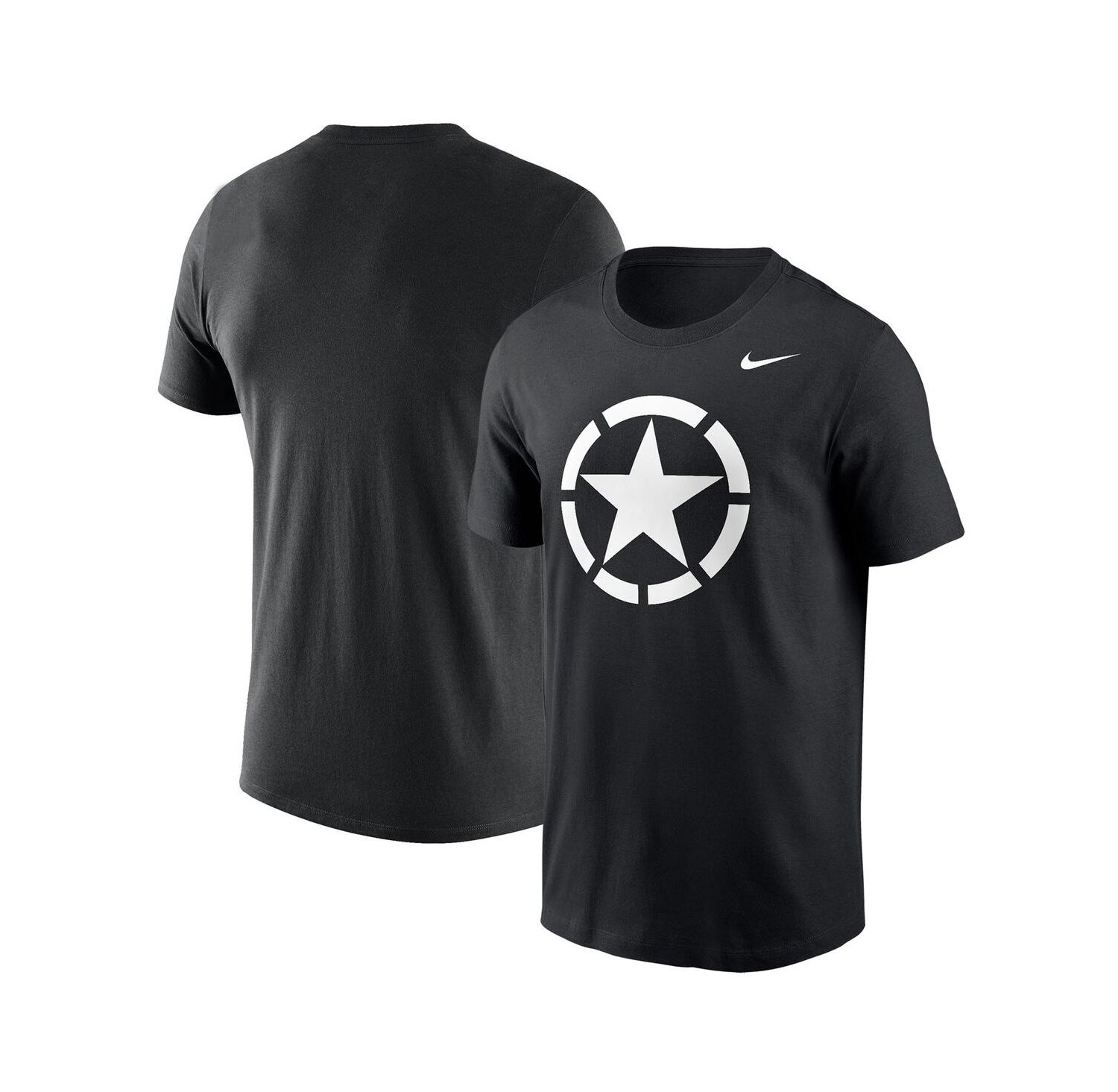 Men's Black Army Black Knights 2024 Rivalry Collection Star T-Shirt
