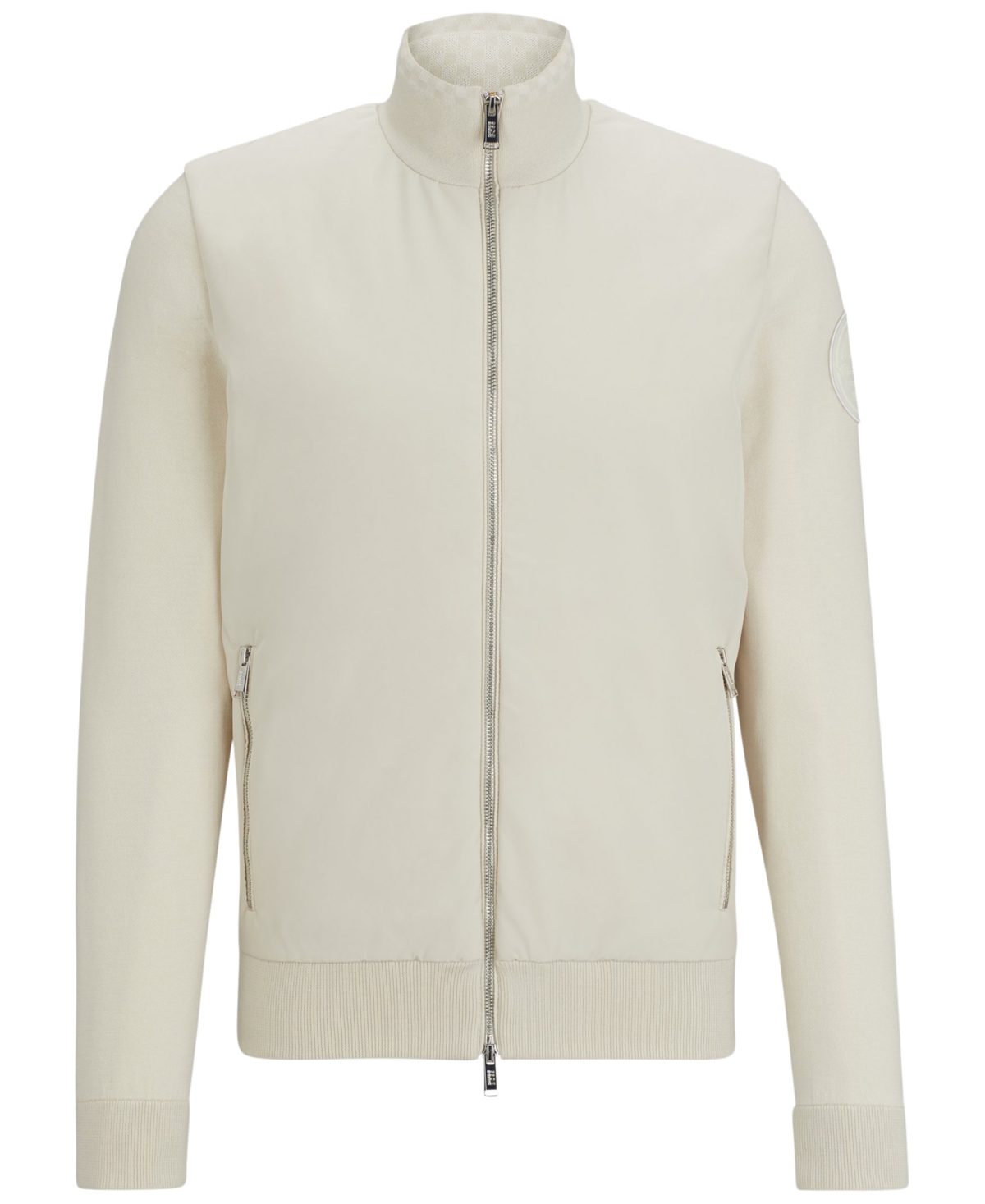 Hugo Boss X Porsche Men's Wool Jacket In Open White