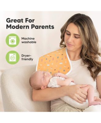 Kids 5pk Urban Burp Cloths, Organic Burping Cloth for Babies, Burp Rags