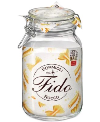 Glass 67.75-Oz. Fido Jars, Set of 6