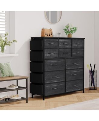 12 Drawer Dresser for for Bedroom, Fabric Dressers & Chest of Drawers