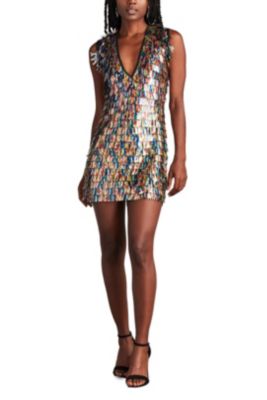 Women's Birdie Sequin Fringe Mini Dress