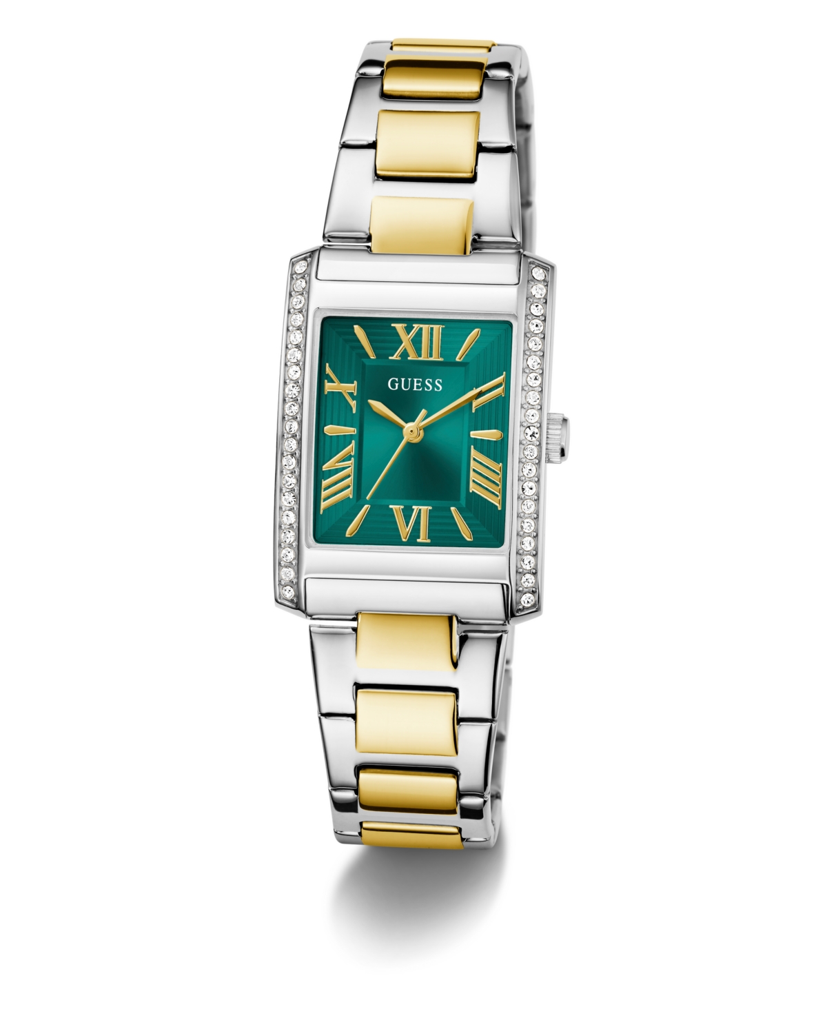 Guess Women's Analog Two-tone Stainless Steel Watch, 27mm In Two-tone