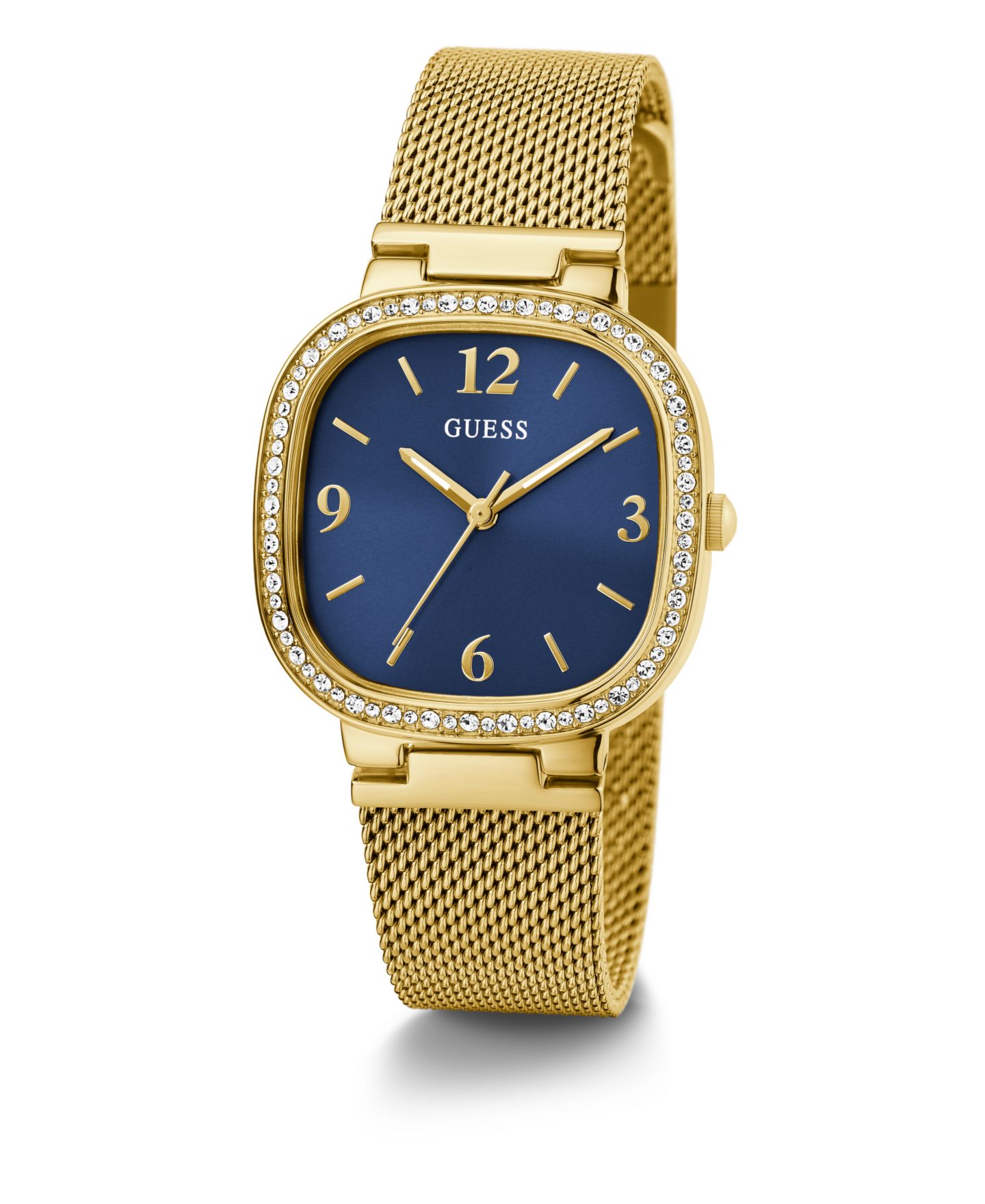 Женские часы GUESS Gold-Tone Mesh Bracelet Watch, 32mm — фото 5