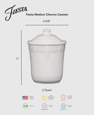 Medium Chevron Canister, 2 Qt.